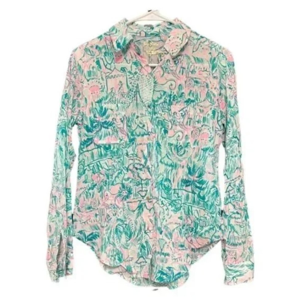 Lilly Pulitzer Button Down Blouse (NWOT)